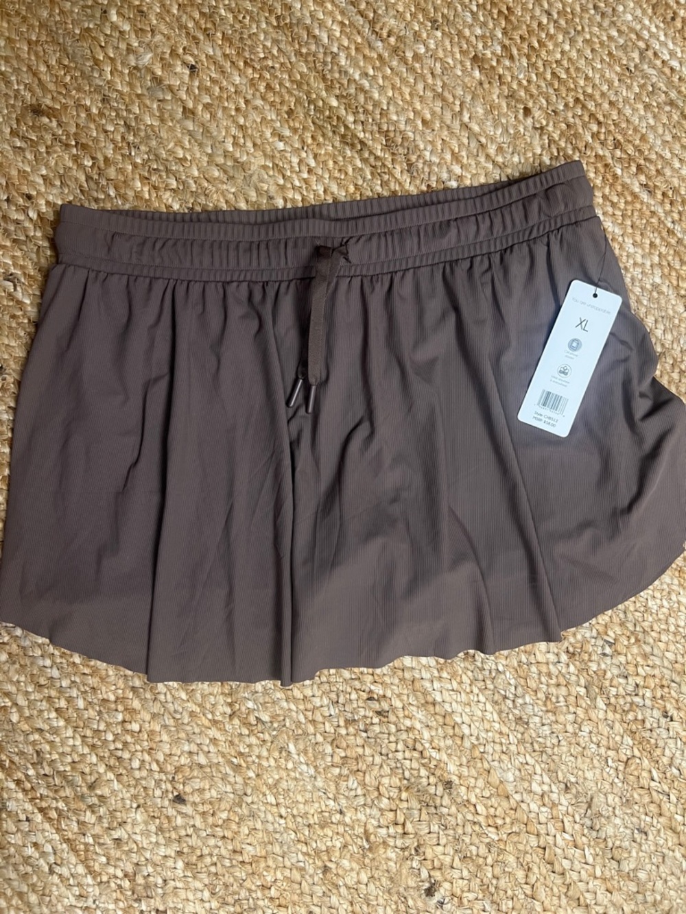 Women's Athletic Short Skirt in Brown - Casual Activewear